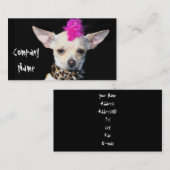 PunkChihuahua-Visitenkarten Visitenkarte (Vorne/Hinten)