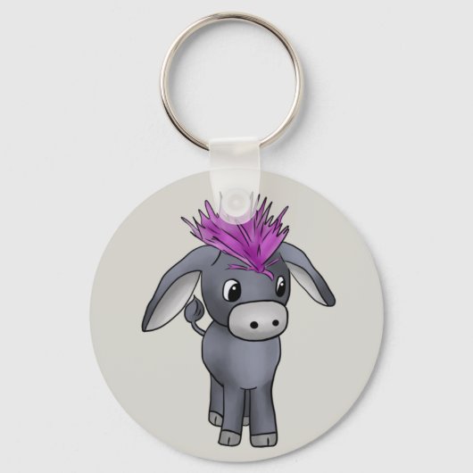 Punkesel Schlüsselanhänger (Vorderseite)