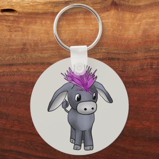 Punkesel Schlüsselanhänger (Vorderseite)