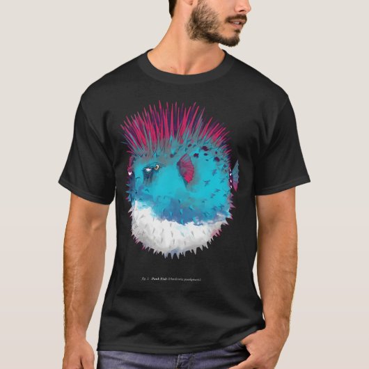 Punkfisch T-Shirt (Vorderseite)