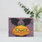 Punkin Monsta Postcard Postkarte (Stehend Vorderseite)