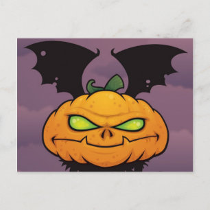 Punkin Monsta Postcard Postkarte