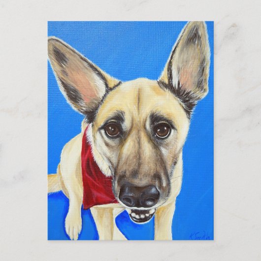 Punkin Painting Postkarte (Vorderseite)