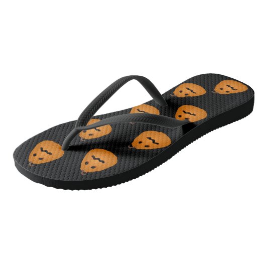 Punkinator Flip Flops Badesandalen (Schrägansicht)