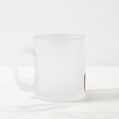PUNKmädchen des KÜRBIS-3D - VORLAGE Mattglastasse (Links)