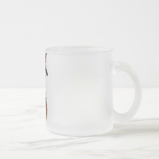 PUNKmädchen des KÜRBIS-3D - VORLAGE Mattglastasse (Rechts)
