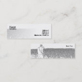 Punkmenge - dünn mini visitenkarte (Vorne/Hinten)