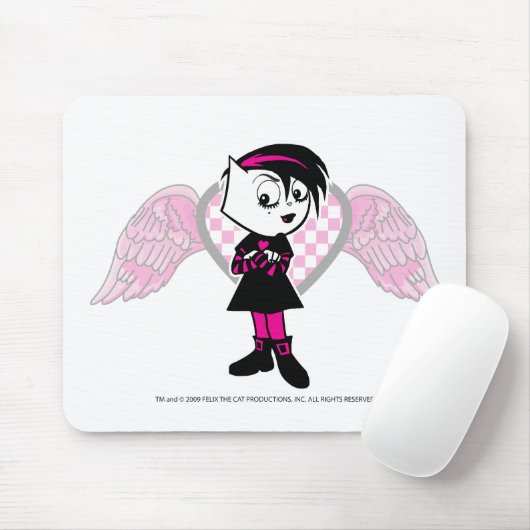 PunkMiezekatze Mousepad (Mit Mouse)