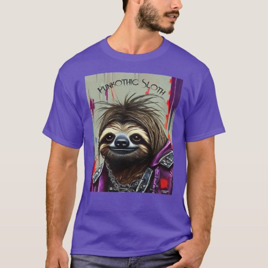 Punkothic Sloth T-Shirt (Vorderseite)