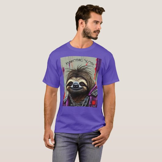 Punkothic Sloth T-Shirt (Vorne ganz)