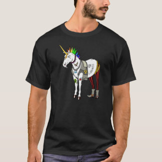 Punkrock-Einhorn-T-Shirt T-Shirt