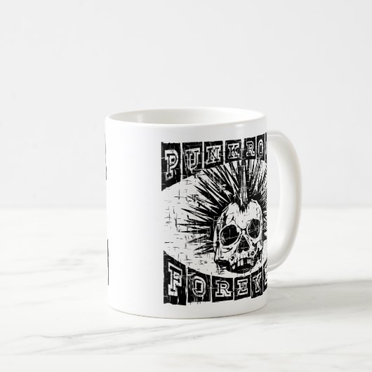 Punkrock für immer kaffeetasse (VorderseiteRechts)