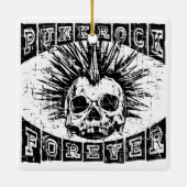 Punkrock für immer keramikornament (Rückseite)