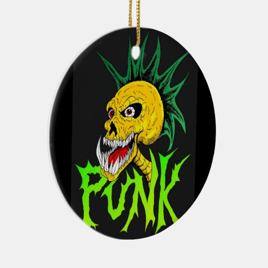 Punkrock Keramik Ornament (Rechts)