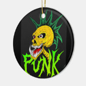 Punkrock Keramik Ornament (Links)