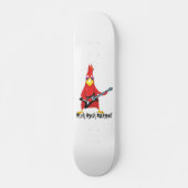 PUNKROCK PARROT SKATEBOARD DECK (Vorne)