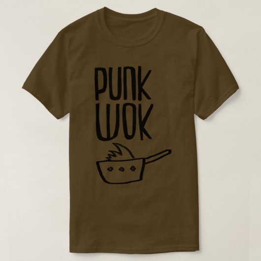 Punkrock Punk Wok T-Shirt (Design vorne)
