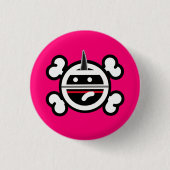 Punkrock Unicorn-Button Button (Vorderseite)