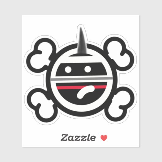 Punkrock Unicorn Sticker (Blatt)