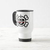 Punkrock Unicorn Travel Mug Reisebecher (Vorderseite Links)
