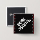 Punkrocker Button (Vorne & Hinten)