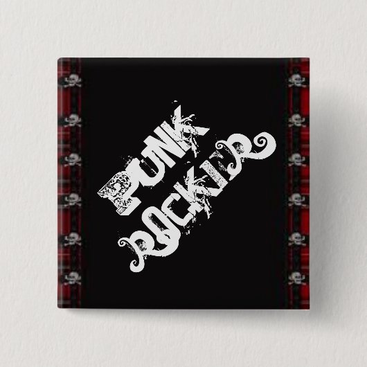 Punkrocker Button (Vorderseite)