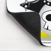 Punkrocker-Pinguin Mousepad (Ecke)