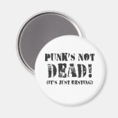 Punks leben! magnet (Vorderseite/Rückseite)
