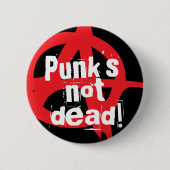 Punks nicht tot! button (Vorderseite)