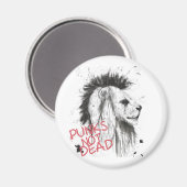 Punks nicht tot magnet (Vorderseite/Rückseite)