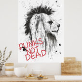 Punks nicht tot poster (Küche)