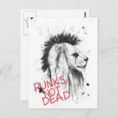 Punks nicht tot postkarte (Vorne/Hinten)
