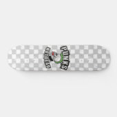 Punks nicht tot Schädelmohawk Punk Rock Rocker Skateboard (Horizontal)