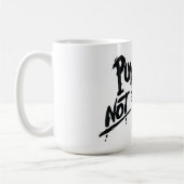 Punks nicht tot - Tasse 15 oz (Links)