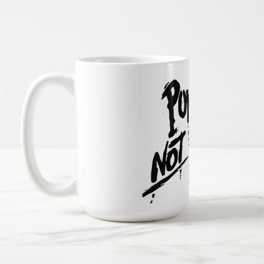 Punks nicht tot - Tasse 15 oz (Links)