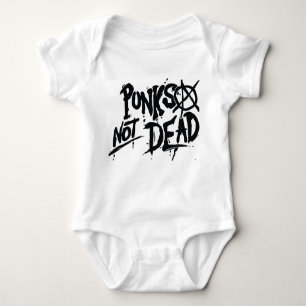 Punks not Dead - Baby Jersey Bodysuit 0-24 m Baby Strampler
