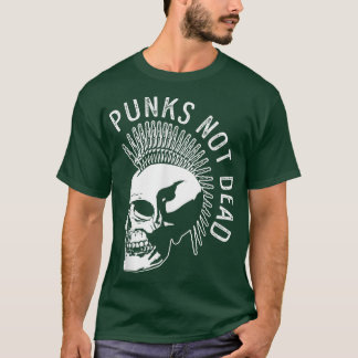 Punks not Dead Skeleton Musik ästhetische Subc T-Shirt
