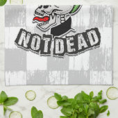 Punks Not Dead Skull Mohawk Punk Rock Rocker Geschirrtuch (Gefaltet)