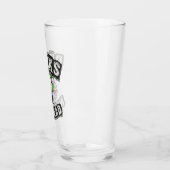 Punks Not Dead Skull Mohawk Punk Rock Rocker Glas (Links)