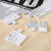 Punks Not Dead Skull Mohawk Punk Rock Rocker Puzzle (Seite)