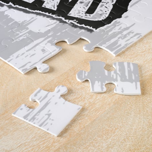 Punks Not Dead Skull Mohawk Punk Rock Rocker Puzzle (Seite)