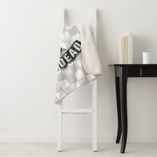 Punks Not Dead Skull Mohawk Punk Rock Rocker Sherpadecke (Beispiel)