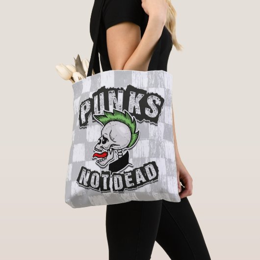 Punks Not Dead Skull Mohawk Punk Rock Rocker Tasche (Von Nahem)
