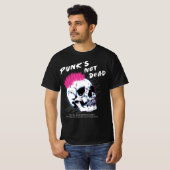 Punks Not Dead - Skull Punk Rock Music - Alte Punk T-Shirt (Vorne ganz)