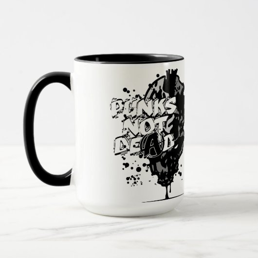 punks not dead tasse (Links)