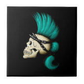 Punkschädel Fliese (Vorderseite)