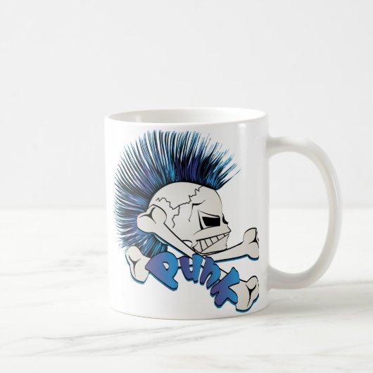 Punkschädel Kaffeetasse (Rechts)
