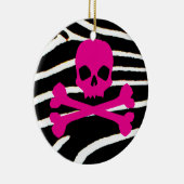 Punkschädel Keramikornament (Rechts)