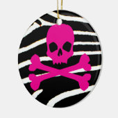 Punkschädel Keramikornament (Links)