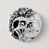 Punkskull Knopf Button (Vorderseite)